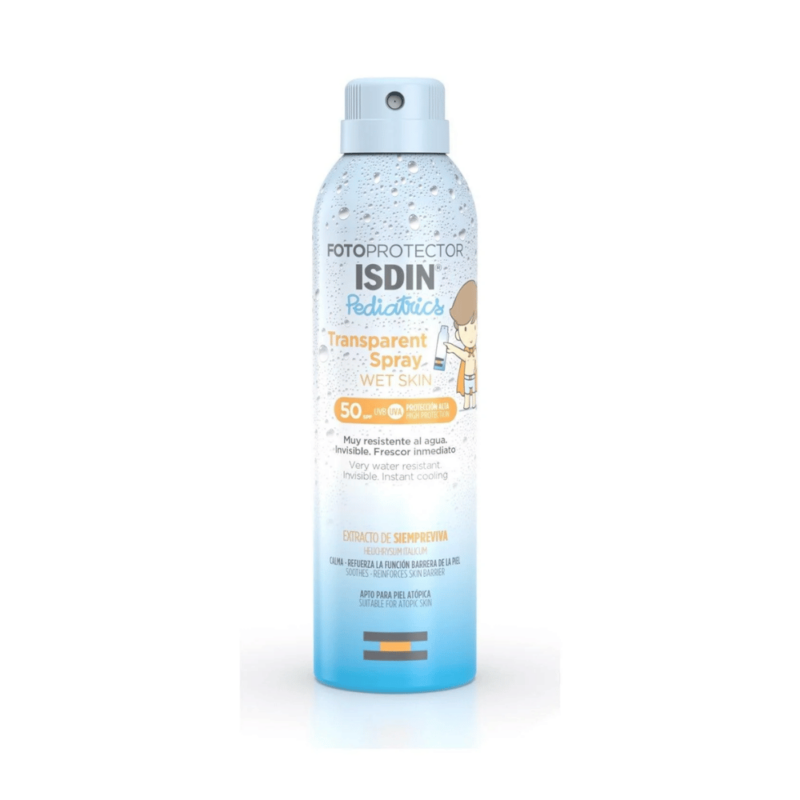 ISDIN Fotoprotector Pediatrics Transparent Spray Wet Skin SPF50 250ml