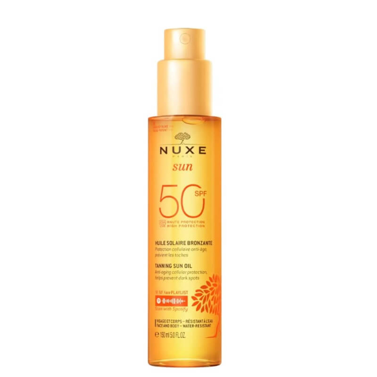 NUXE Sun Tanning Sun Oil SPF50 150ml
